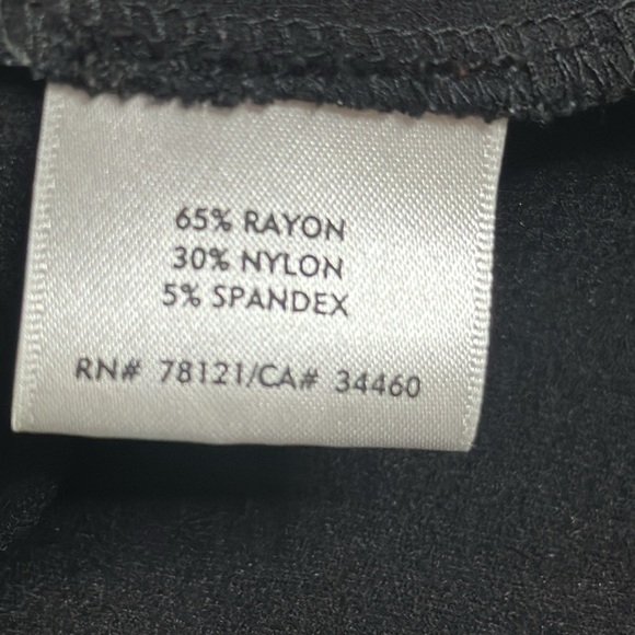 Eileen fisher black rib zip up top size large quite luxury minimalist neutral - Picture 10 of 10